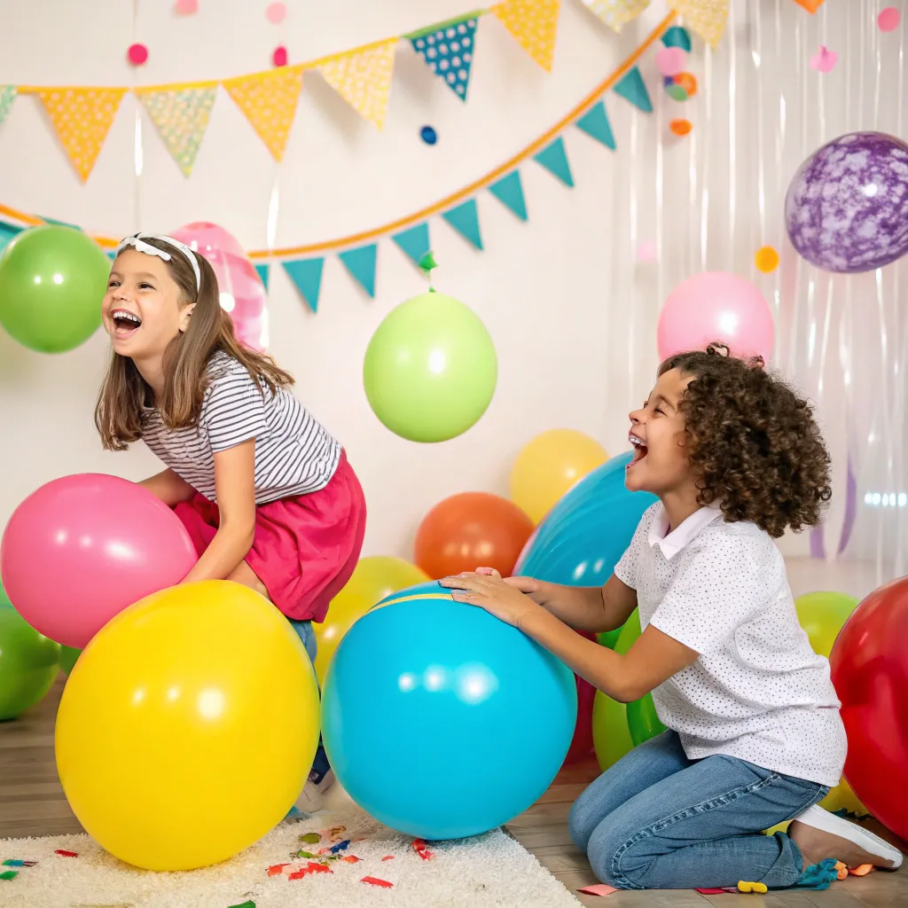 Children having fun at party