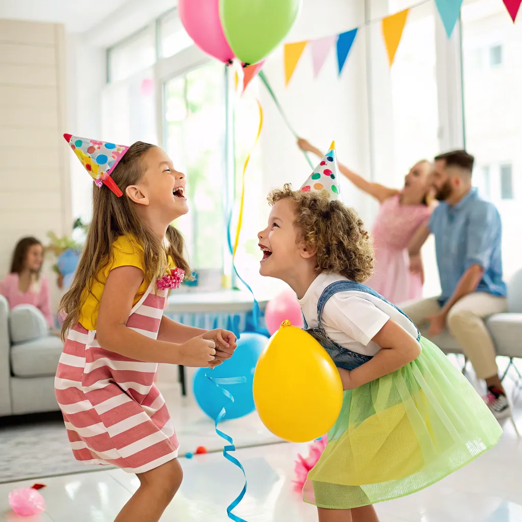 Children having fun at a party